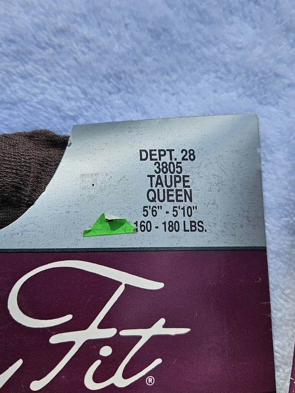 Silky Fit Suntan/taupe Queen Control Top 3805 Sandalfoot to‎ 6'1